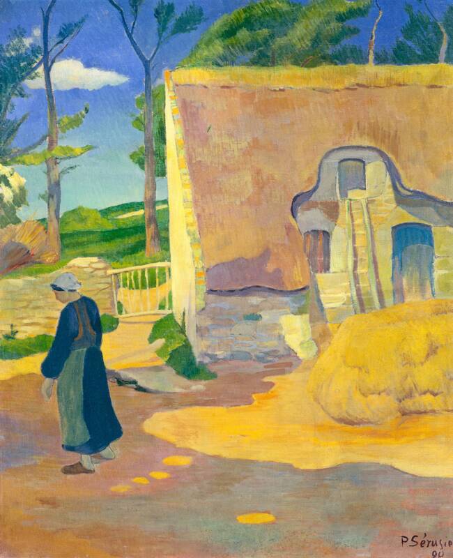 Farmhouse at Le Pouldu by Paul Sérusier, 1890