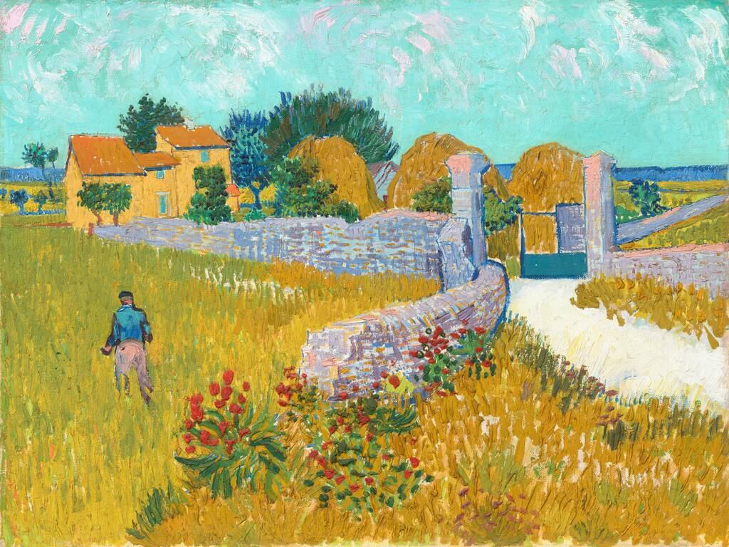 Farmhouse in Provence by Vincent van Gogh, 1888