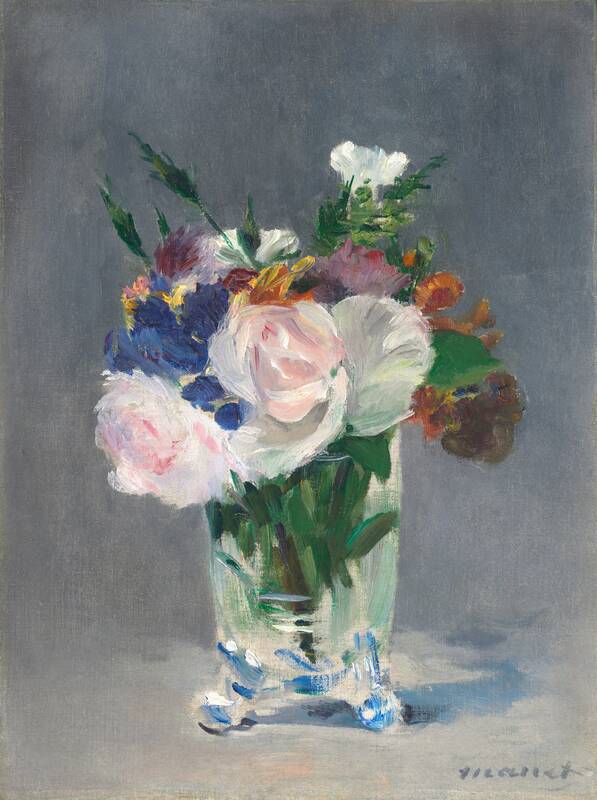 Flowers in a Crystal Vase by Edouard Manet, c. 1882