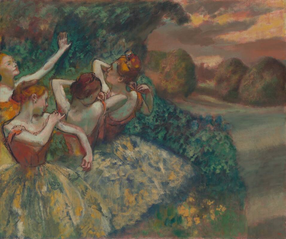 Four Dancers by Edgar Degas, c. 1899