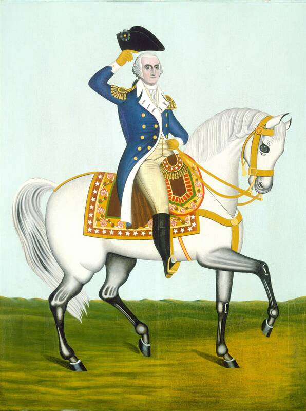 General Washington on a White Charger by American 19th Century, 1835 or after
