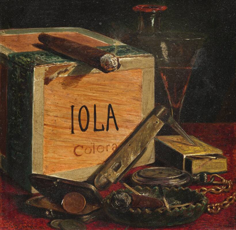Gentlemen's Still Life by John O'Brien Inman, 1871