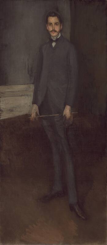 George W. Vanderbilt by James McNeill Whistler, 1897/1903