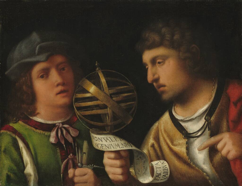 Giovanni Borgherini and His Tutor by Giorgione, null