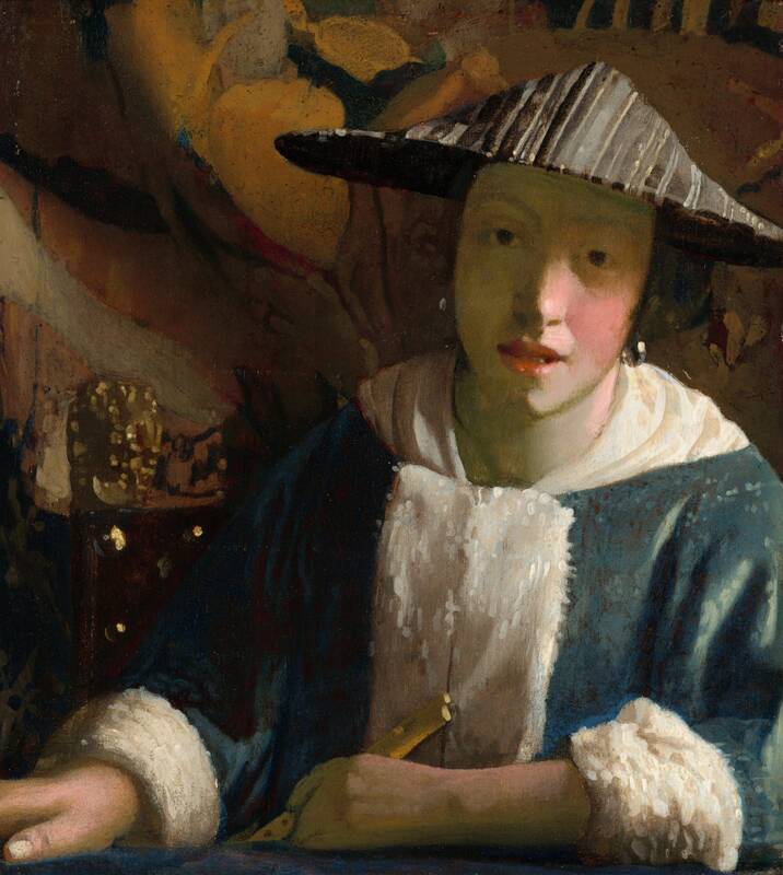 Girl with a Flute by Dutch 17th Century, c. 1669/1675