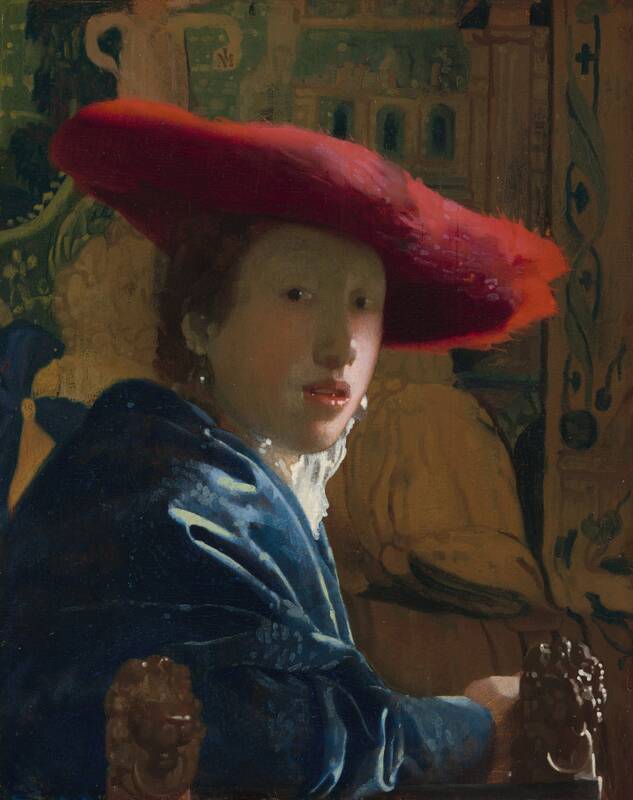 Girl with the Red Hat by Johannes Vermeer, c. 1669