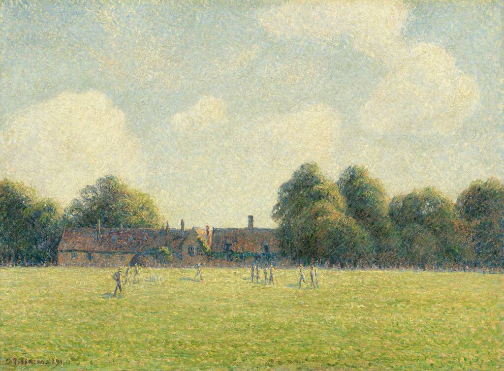 Hampton Court Green by Camille Pissarro, 1891