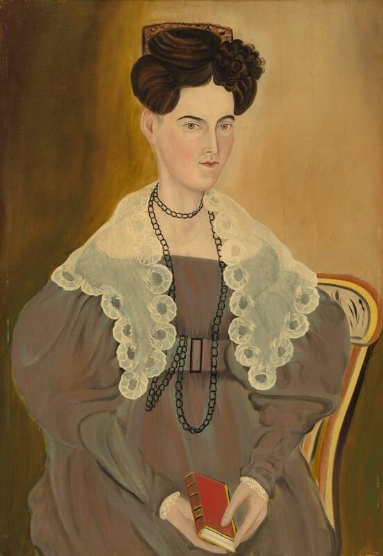 Hannah Fisher Stedman by Asahel Powers, 1833