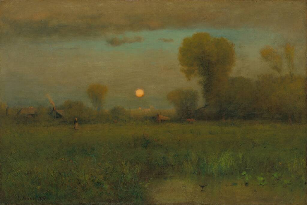 Harvest Moon by George Inness, 1891