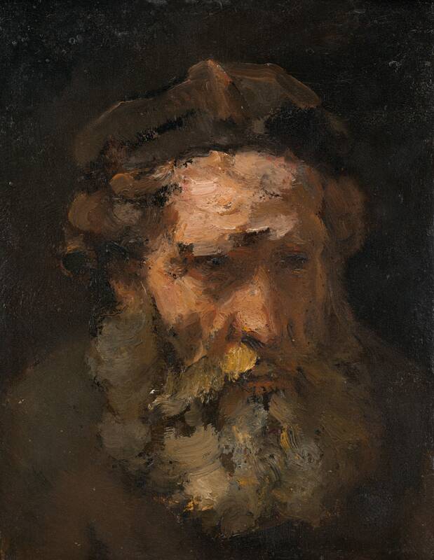Head of Saint Matthew by Dutch 17th Century, probably early 1660s