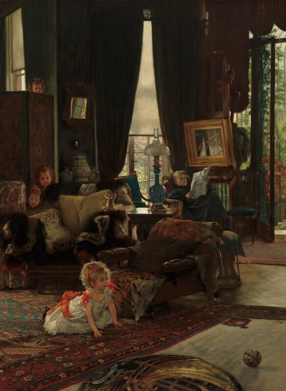 Hide and Seek by James Jacques Joseph Tissot, c. 1877