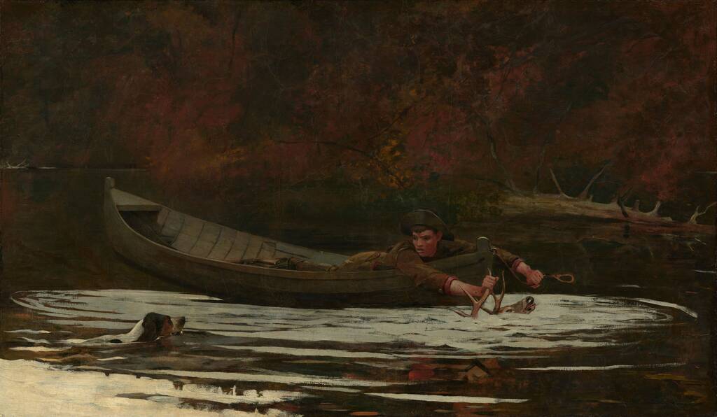 Hound and Hunter by Winslow Homer, 1892