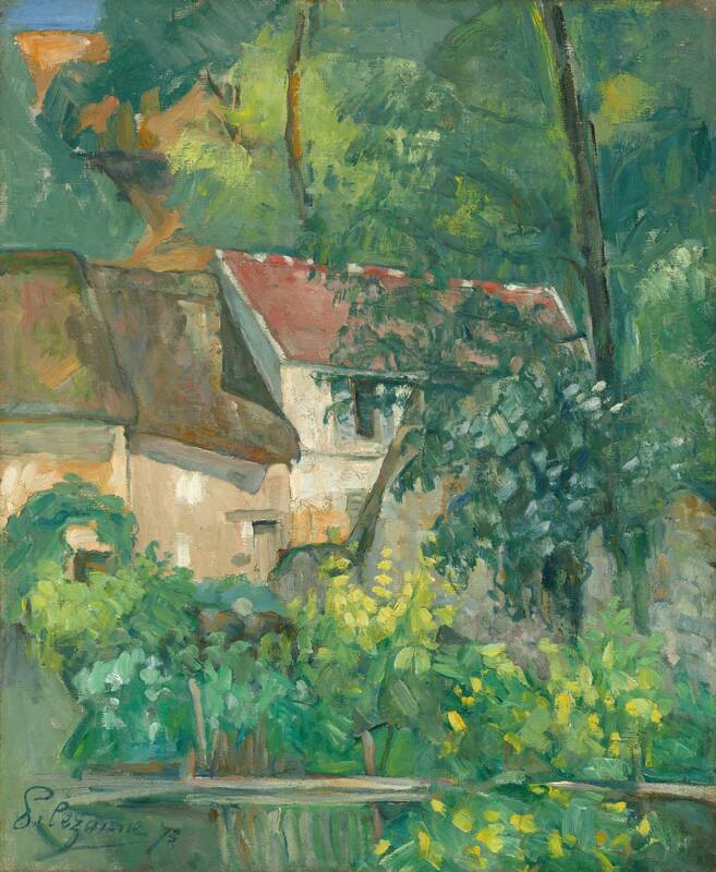 House of Père Lacroix by Paul Cézanne, 1873
