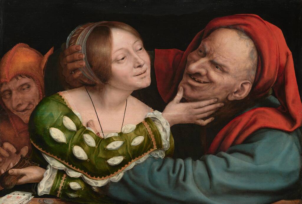 Ill-Matched Lovers by Quentin Massys, c. 1520/1525