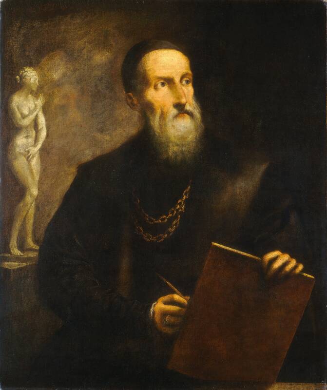 Imaginary Self-Portrait of Titian by Pietro della Vecchia, probably 1650s
