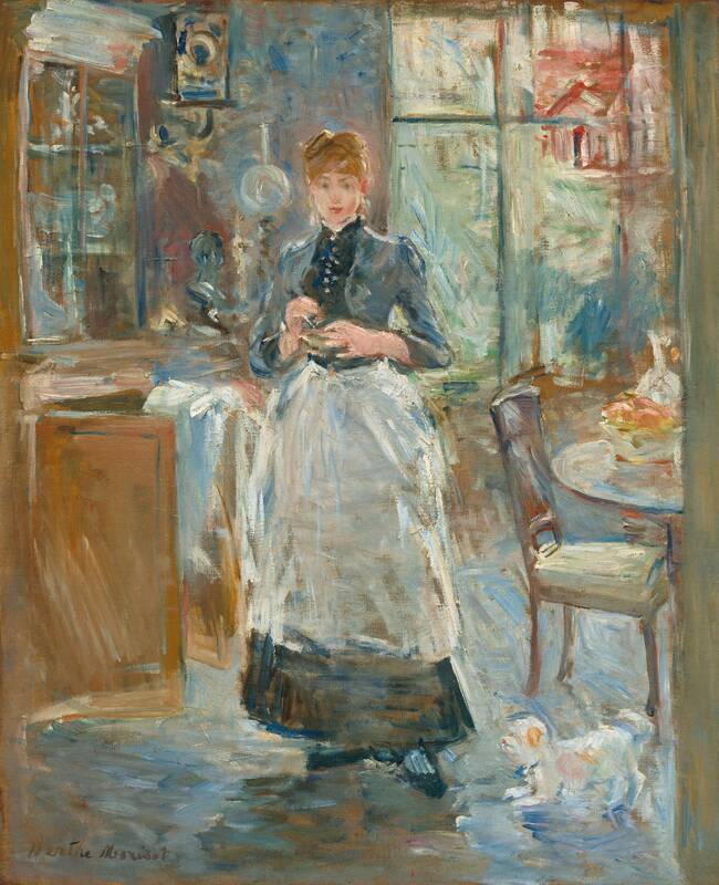 In the Dining Room by Berthe Morisot, 1886