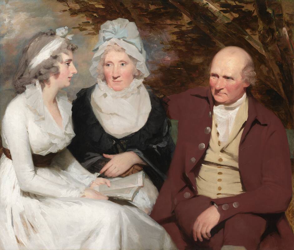 John Johnstone, Betty Johnstone, and Miss Wedderburn by Sir Henry Raeburn, c. 1790/1795