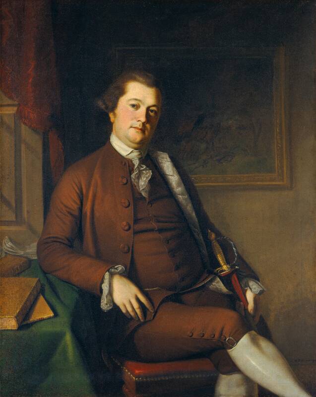 John Philip de Haas by Charles Willson Peale, 1772