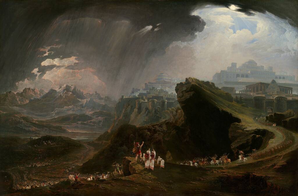 Joshua Commanding the Sun to Stand Still upon Gibeon by John Martin, 1816