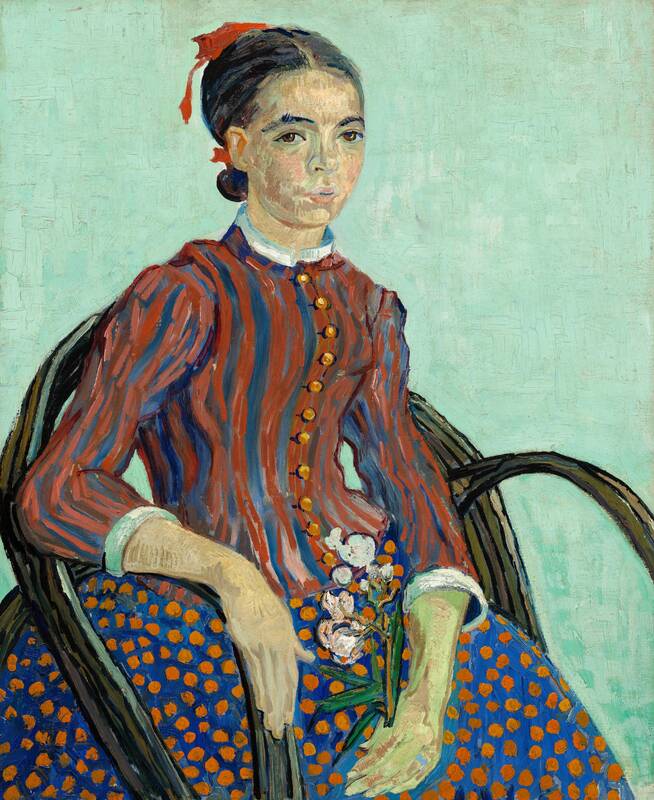 La Mousmé by Vincent van Gogh, 1888