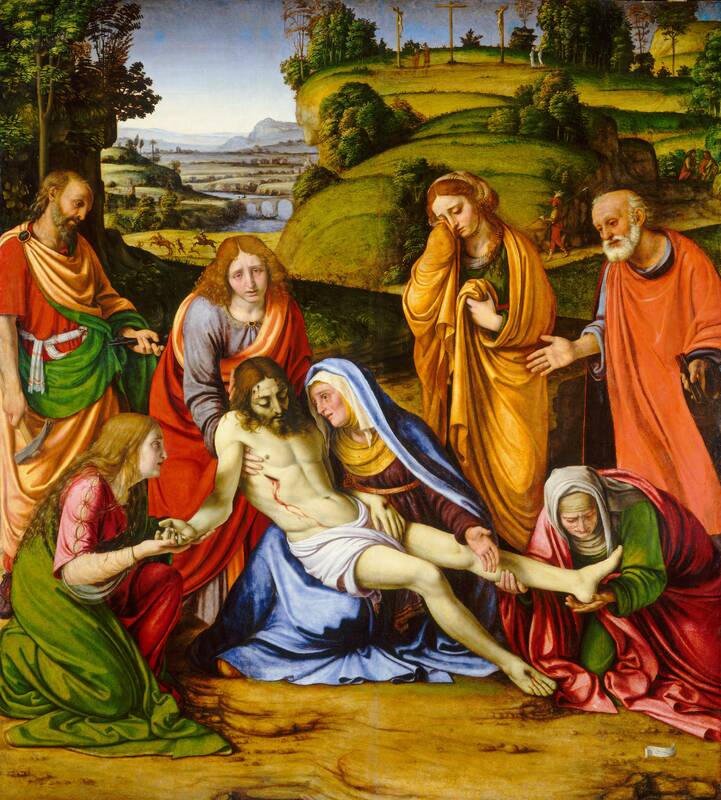 Lamentation by Andrea Solario, c. 1505-1507