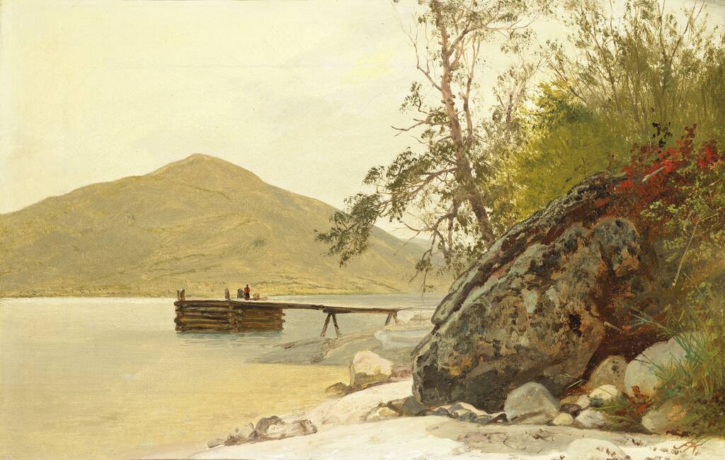 Landing at Sabbath Day Point by John Frederick Kensett, c. 1853