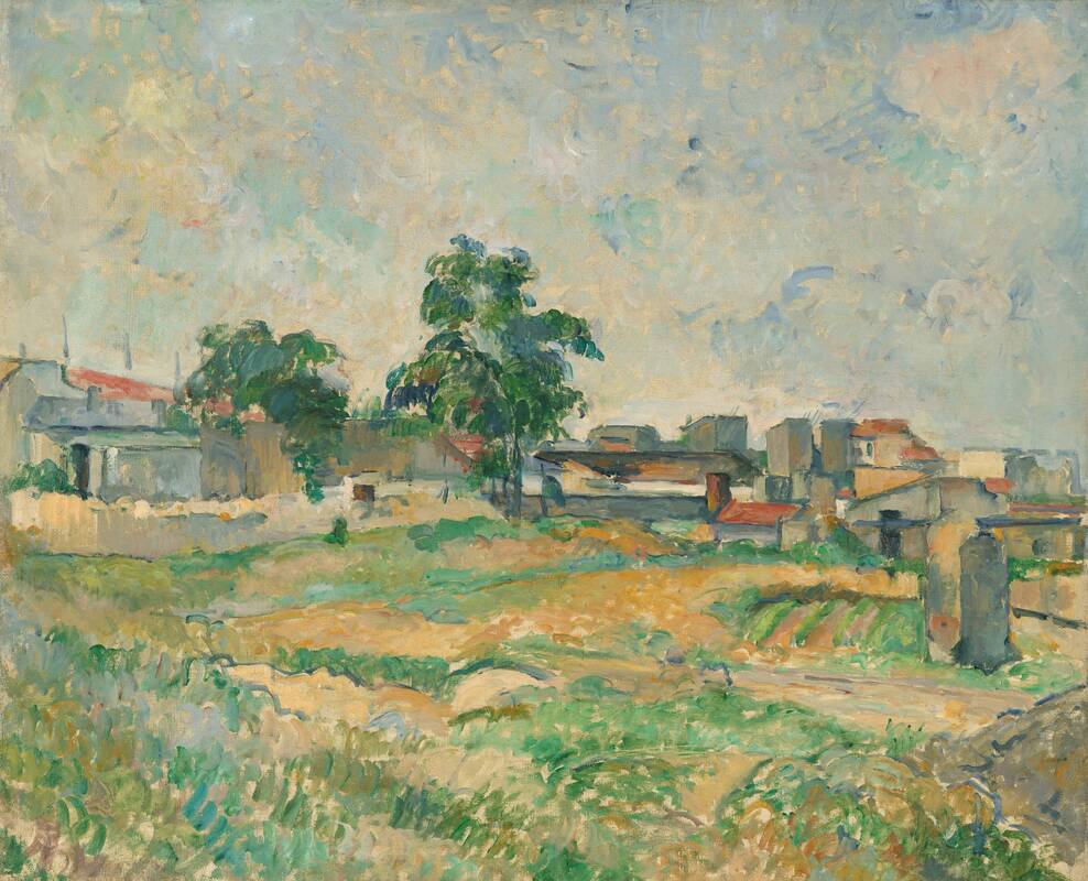 Landscape near Paris by Paul Cézanne, c. 1876