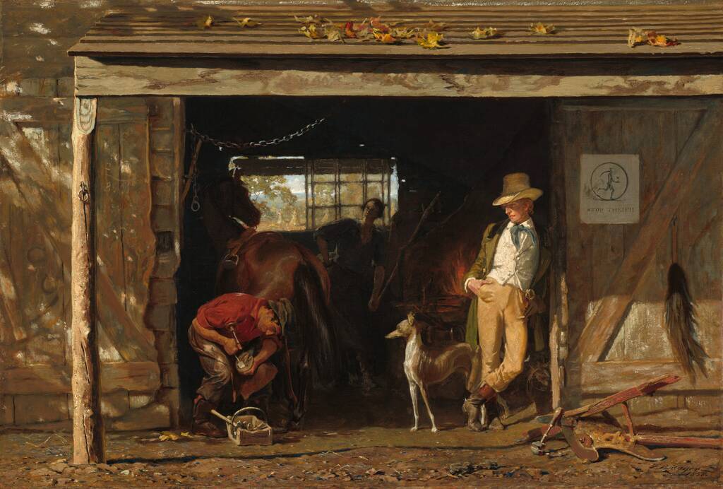 Leisure and Labor by Frank Blackwell Mayer, 1858