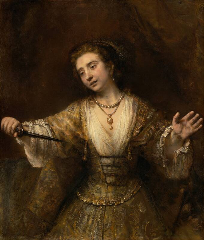 Lucretia by Rembrandt van Rijn, 1664