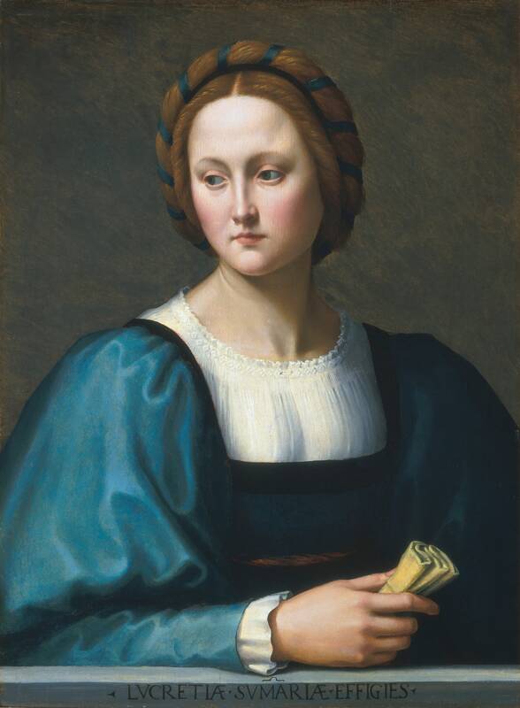 Lucrezia Sommaria by Ridolfo Ghirlandaio, c. 1510