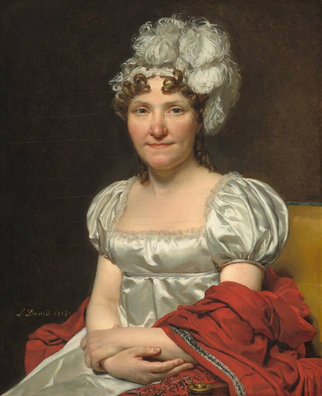 Madame David by Jacques-Louis David, 1813