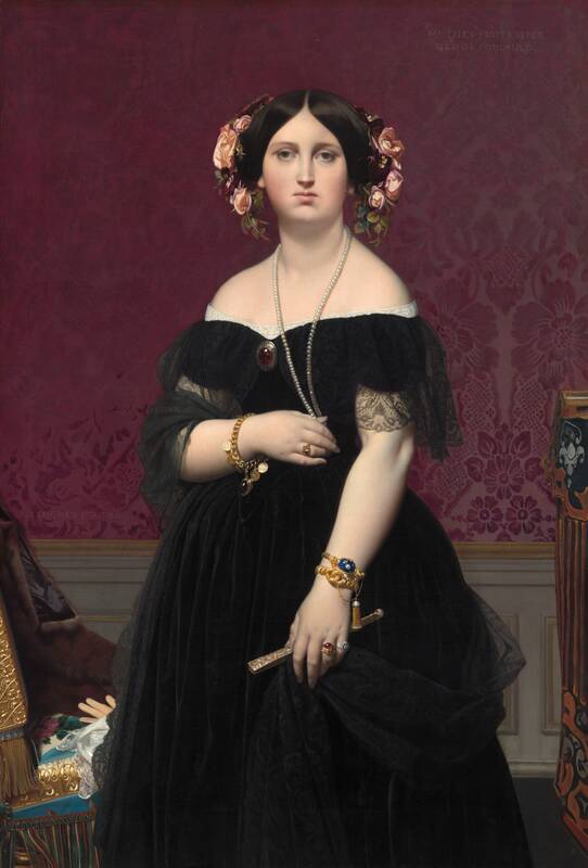 Madame Moitessier by Jean-Auguste-Dominique Ingres, 1851