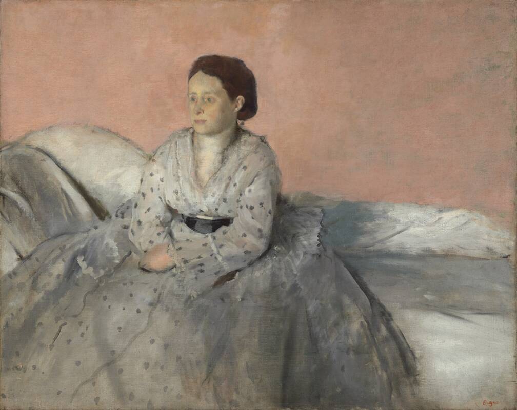 Madame René de Gas by Edgar Degas, 1872/1873