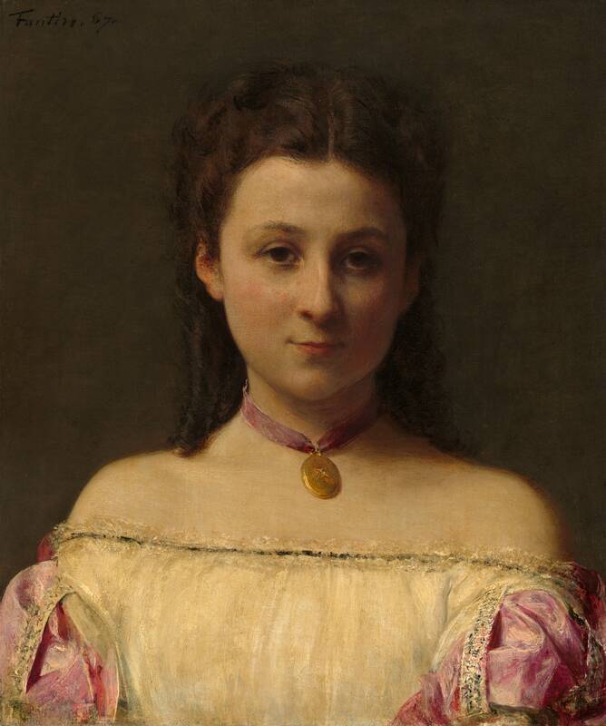 Mademoiselle de Fitz-James by Henri Fantin-Latour, 1867