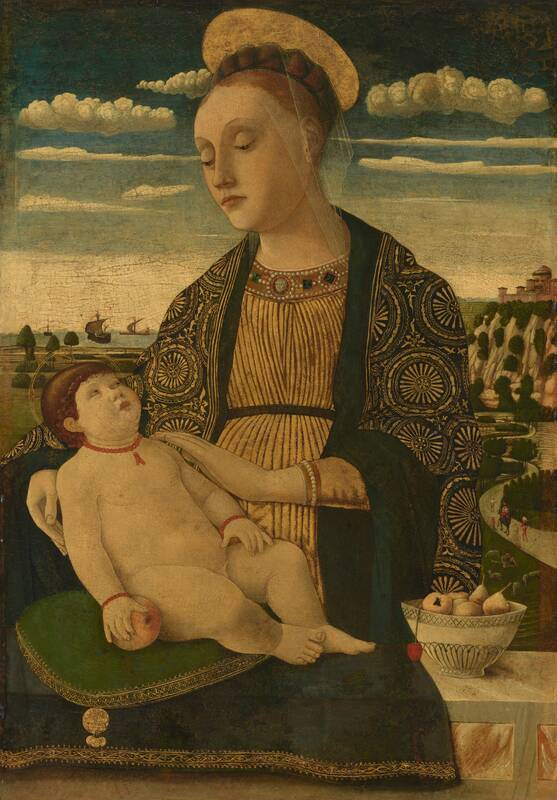Madonna and Child by Francesco Benaglio, late 1460s