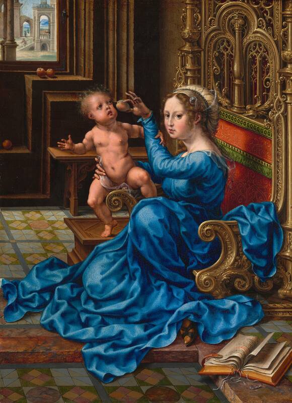 Madonna and Child by Jan Gossaert, c. 1532