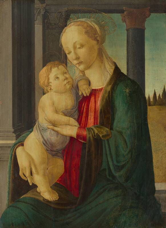 Madonna and Child by Sandro Botticelli, c. 1470