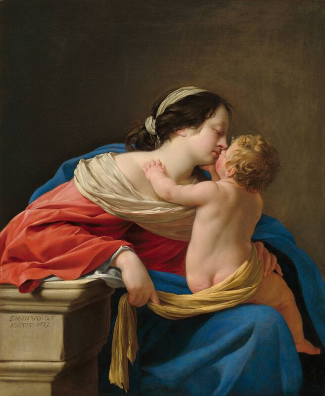 Madonna and Child by Simon Vouet, 1633