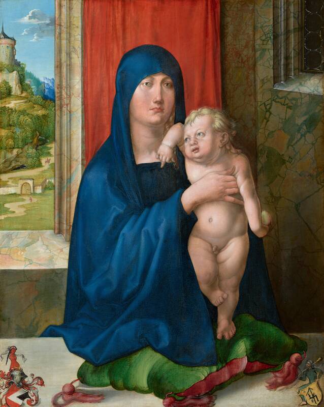 Madonna and Child [obverse] by Albrecht Dürer, c. 1496/1499