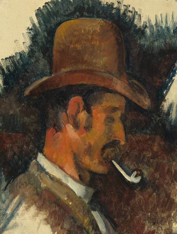 Man with Pipe by Paul Cézanne, 1892/1896