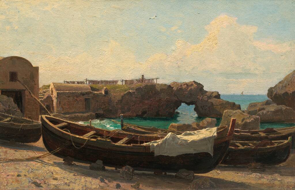 Marina Piccola, Capri by William Stanley Haseltine, c. 1858