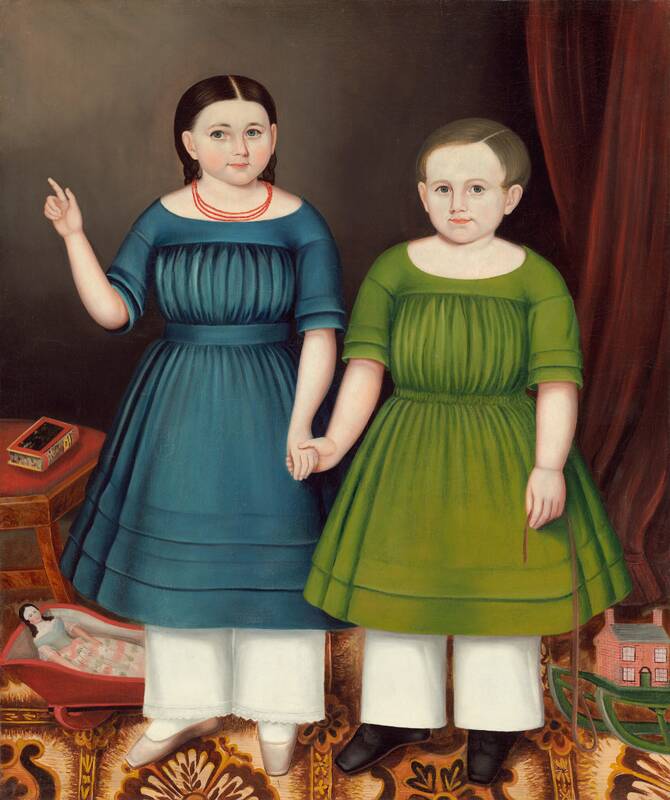 Mary and Francis Wilcox by Joseph Whiting Stock, 1845