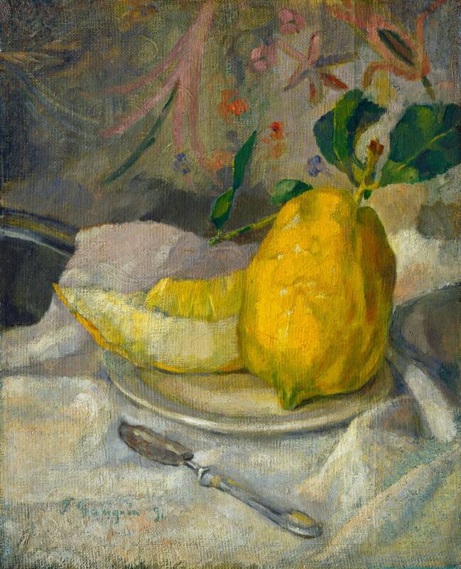 Melon and Lemon by French 19th Century, c. 1900