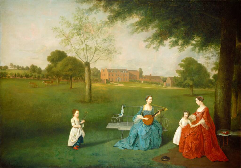 Members of the Maynard Family in the Park at Waltons by Arthur Devis, c. 1755/1762