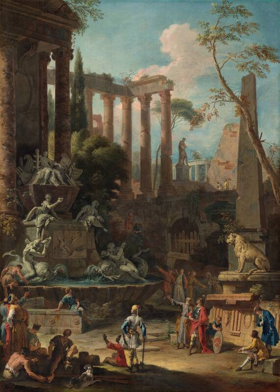 Memorial to Admiral Sir Clowdisley Shovell by Sebastiano Ricci, 1725