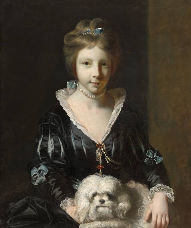 Miss Beatrix Lister by Sir Joshua Reynolds, 1765