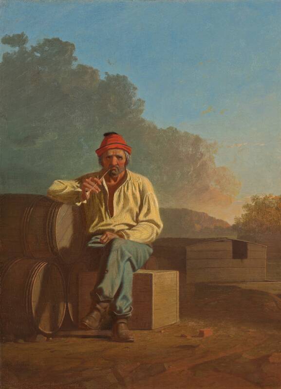 Mississippi Boatman by George Caleb Bingham, 1850