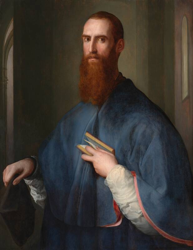 Monsignor della Casa by Pontormo, probably 1541/1544
