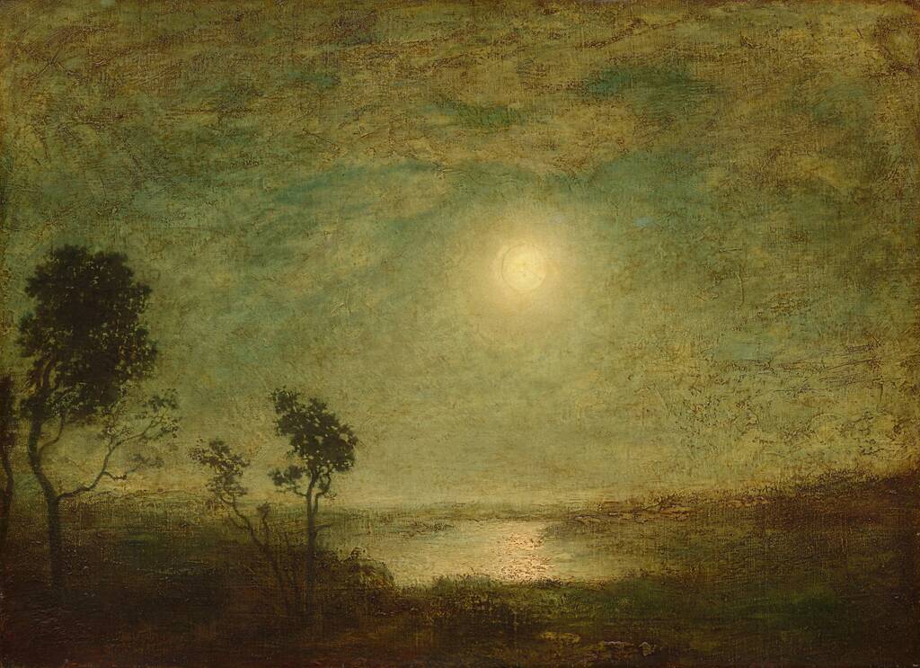 Moonlight by Ralph Albert Blakelock, 1886/1895