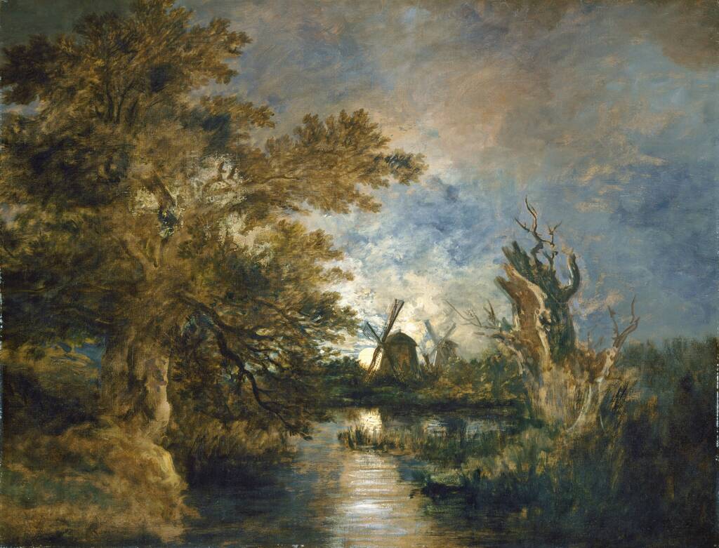 Moonlight on the Yare by John Crome, c. 1816/1817
